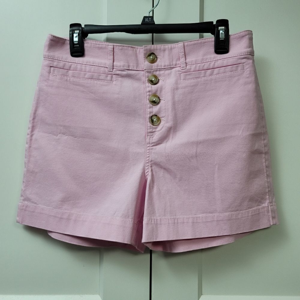 Loft button front shorts - Picture 2 of 8